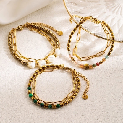 Bohemia Beaded Layered Bracelets