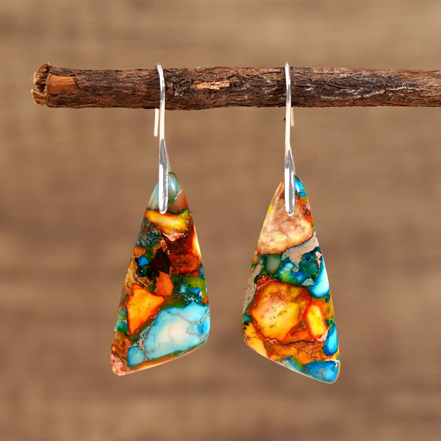 Desitta Dragon Stone Drop Earrings