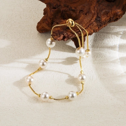 Pearl Babe Chain Bracelet