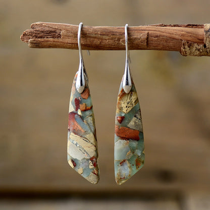 Celina Dragon Stone Drop Earrings