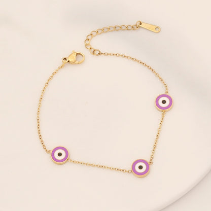 Boho Evil Eye Chain Bracelet