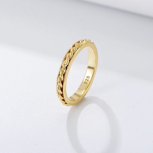 Hellenic Twist Band Ring