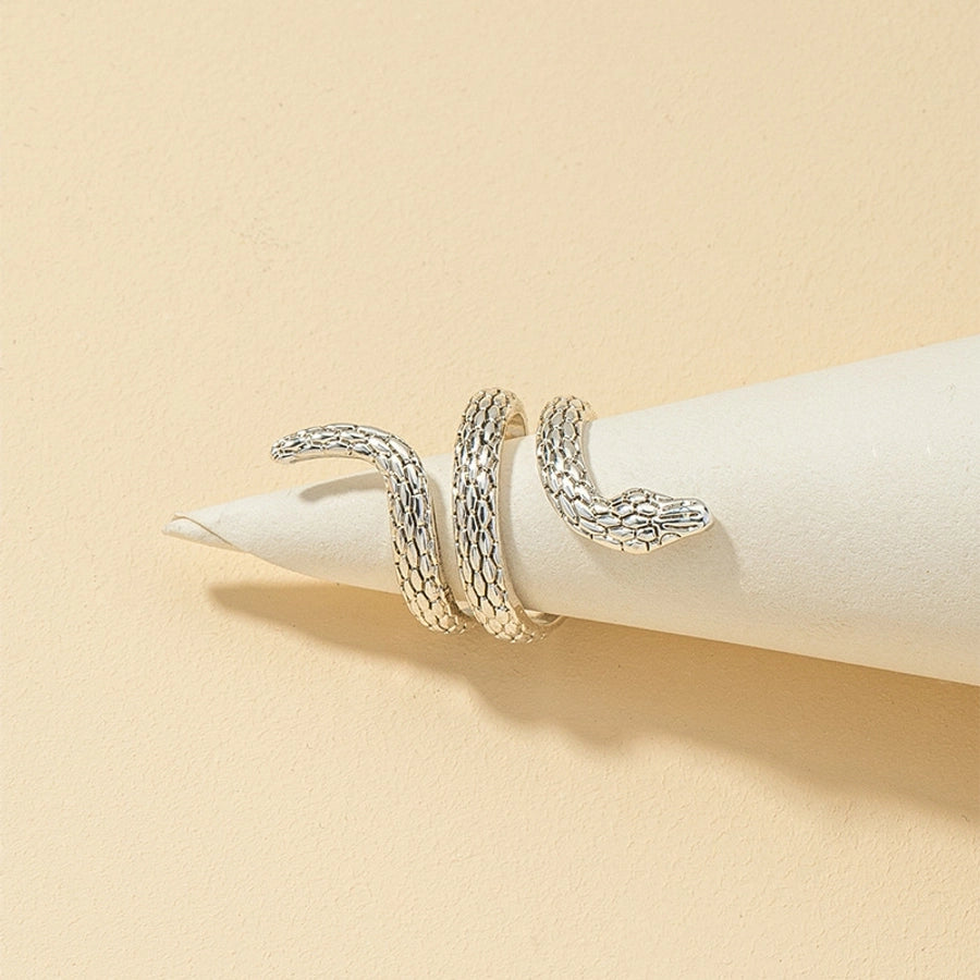 Cobra Hug Statement Open Ring