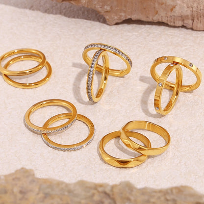 Odette Minimalist Stackable Band Rings