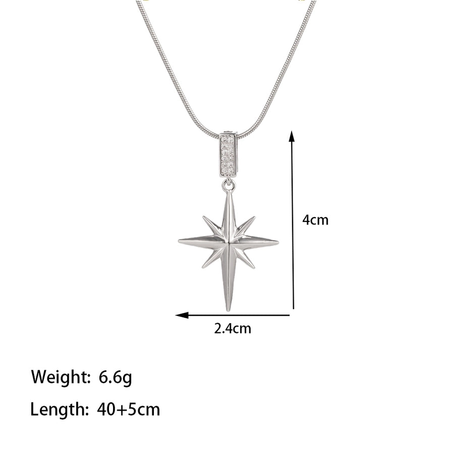 Dainty Guiding Star Pendant Necklace