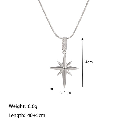 Dainty Guiding Star Pendant Necklace