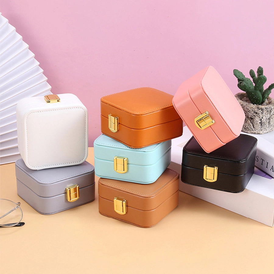 Retro Princess Leather Jewelry Boxes