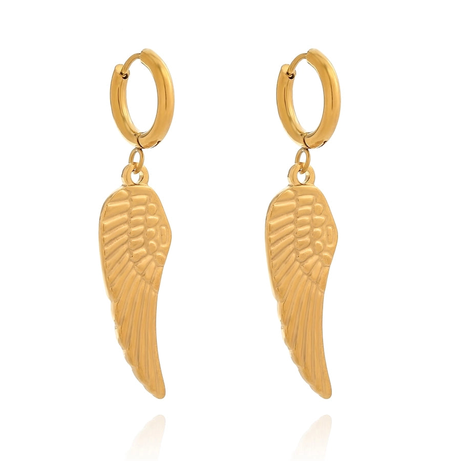 Guardian Angel Wings Dangle Earrings