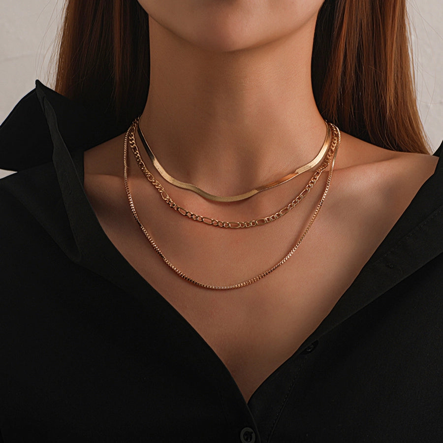 Sofia 3 Layer Chain Necklace