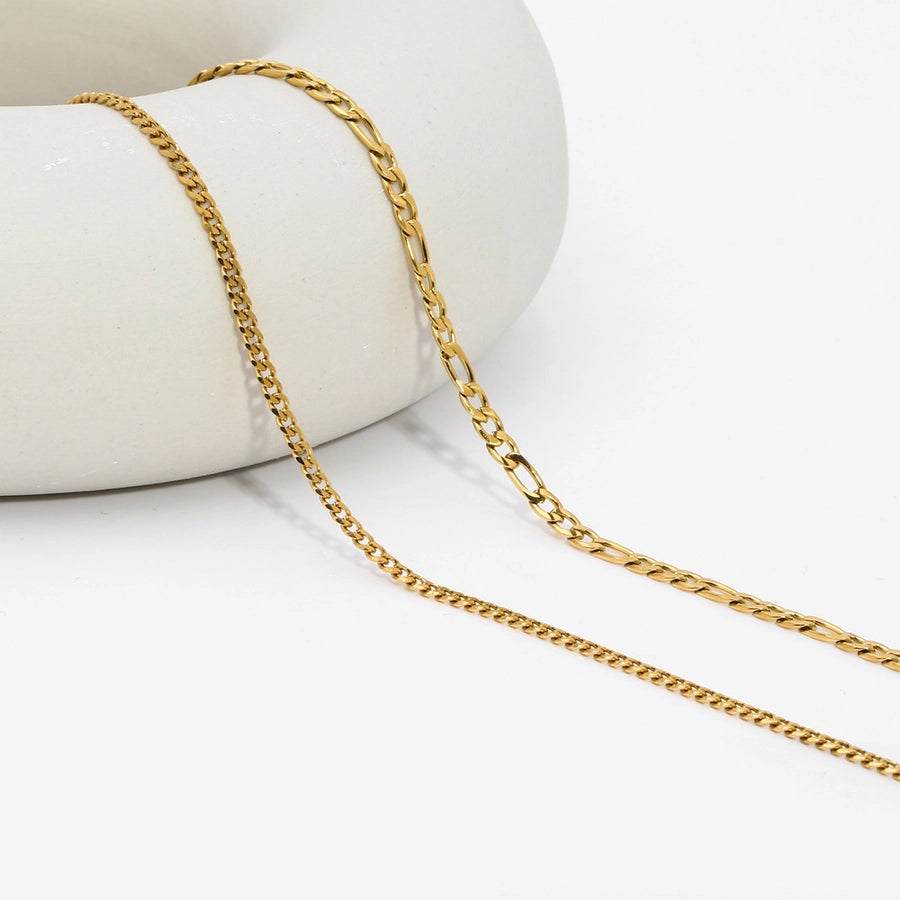 Dainty 18K Gold Necklace Chains