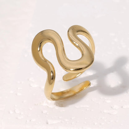 Abstract Line Open Ring