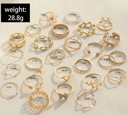 Dainty Minimalist Rings SET