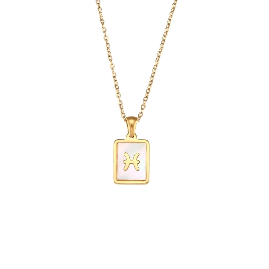 Lola Zodiac Sign Pendant Necklace