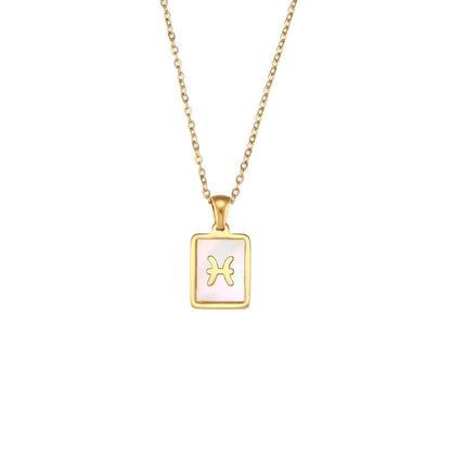 Lola Zodiac Sign Pendant Necklace