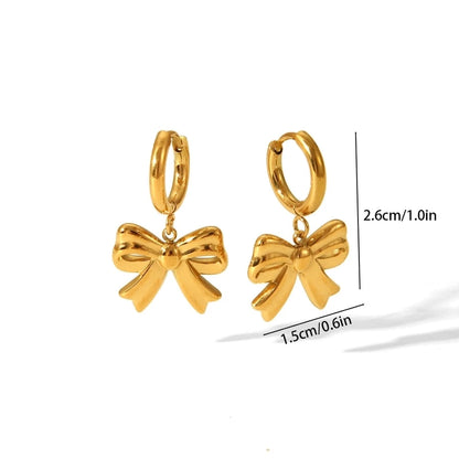 Coquette Charm Hoop Earrings