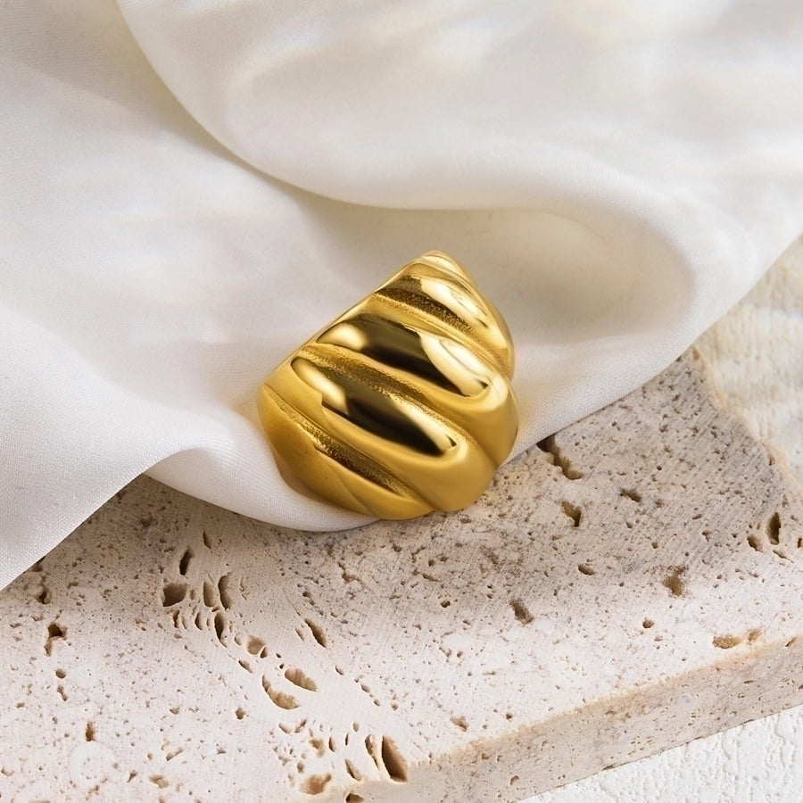 Caroline Gold Statement Rings