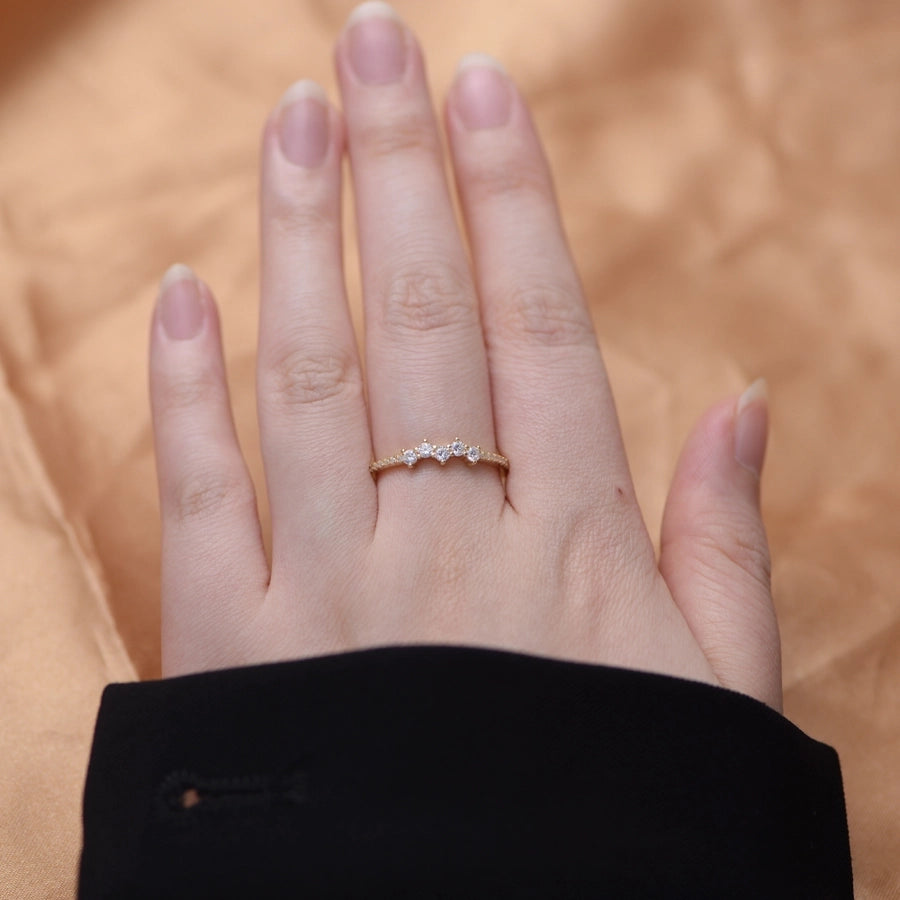 Celeste Minimalist Band Ring