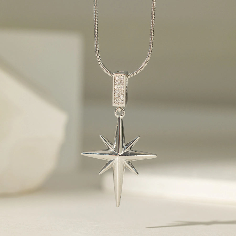 Dainty Guiding Star Pendant Necklace