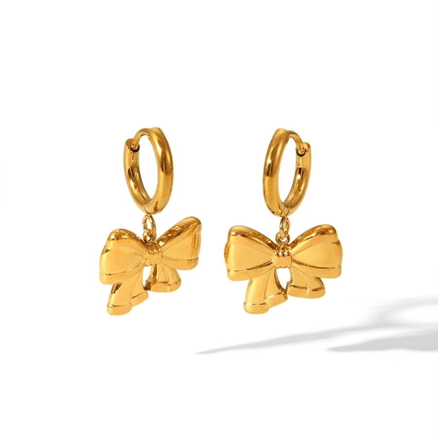 Coquette Charm Hoop Earrings