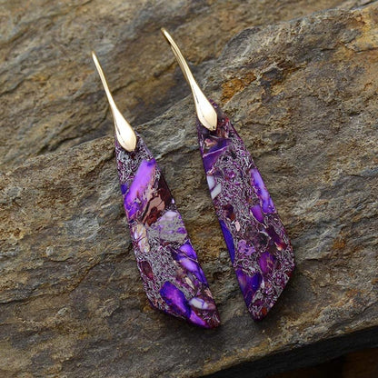 Celina Dragon Stone Drop Earrings