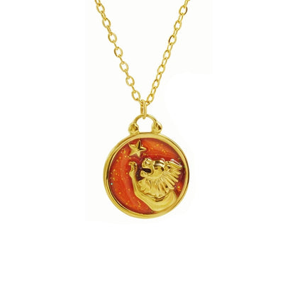 Fabiana Enamel Zodiac Pendant Necklace