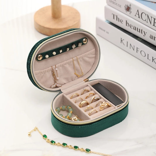 Velvet Oval Jewelry Boxes