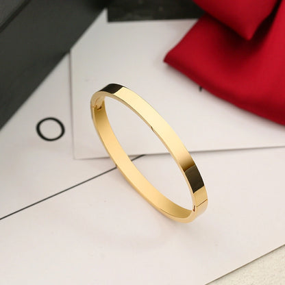 Minimalist Zircon Bangle Bracelets