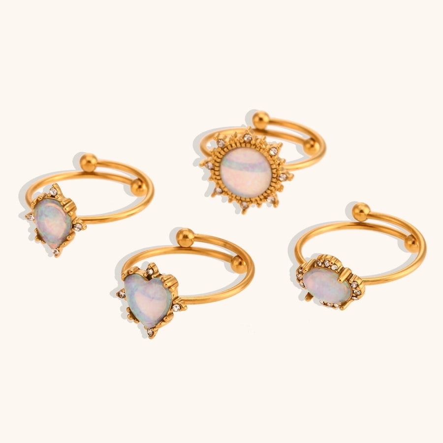 Opal Open Stackable Rings