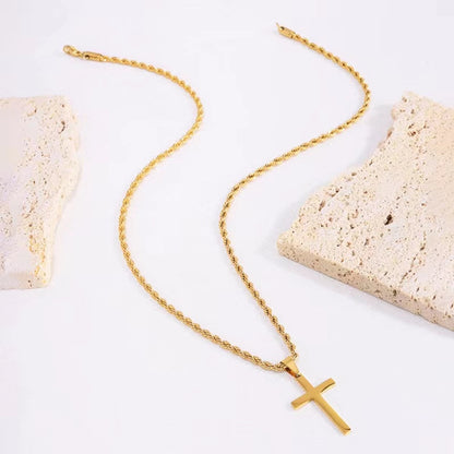 Dainty Cross Pendant Necklace