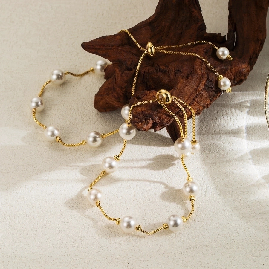 Pearl Babe Chain Bracelet