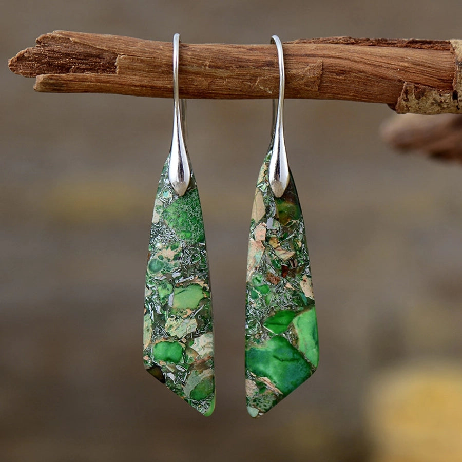 Celina Dragon Stone Drop Earrings