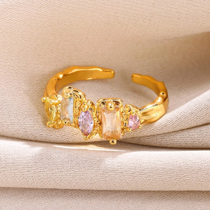 Fairy Crystal Statement Open Ring