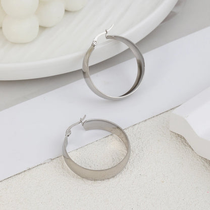 Leila Statement Hoop Earrings