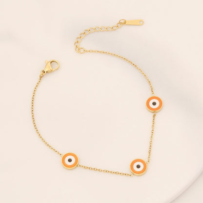 Boho Evil Eye Chain Bracelet