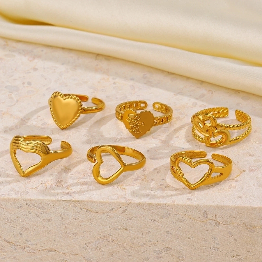 Taylor Heart Open Rings