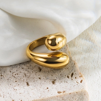 Caroline Gold Statement Rings