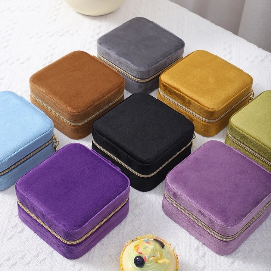 Plush Velvet Jewelry Boxes