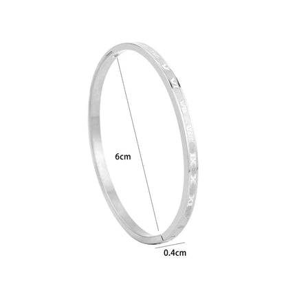 Roman Numeral Stackable Bangles