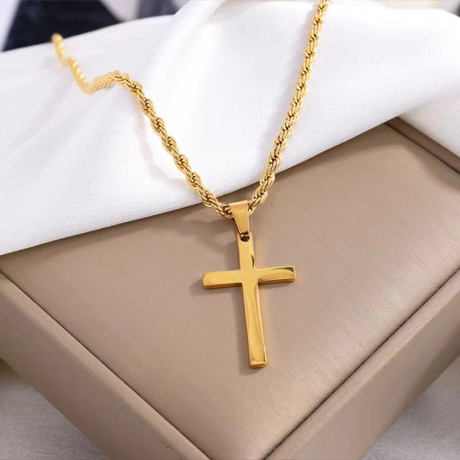 Dainty Cross Pendant Necklace