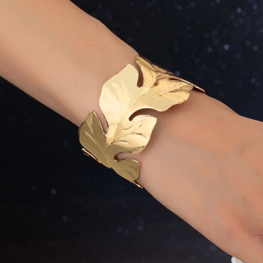 Abstract Nature Inspired Cuff Bracelets