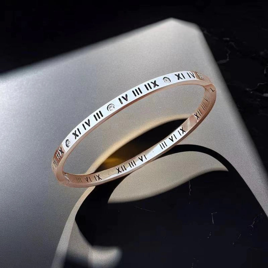 Minimalist Zircon Bangle Bracelets