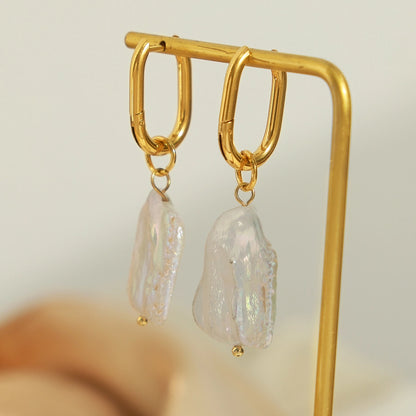 Mother of Pearl Statement Earrings