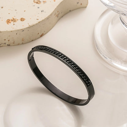 Minimalist Zircon Bangle Bracelets