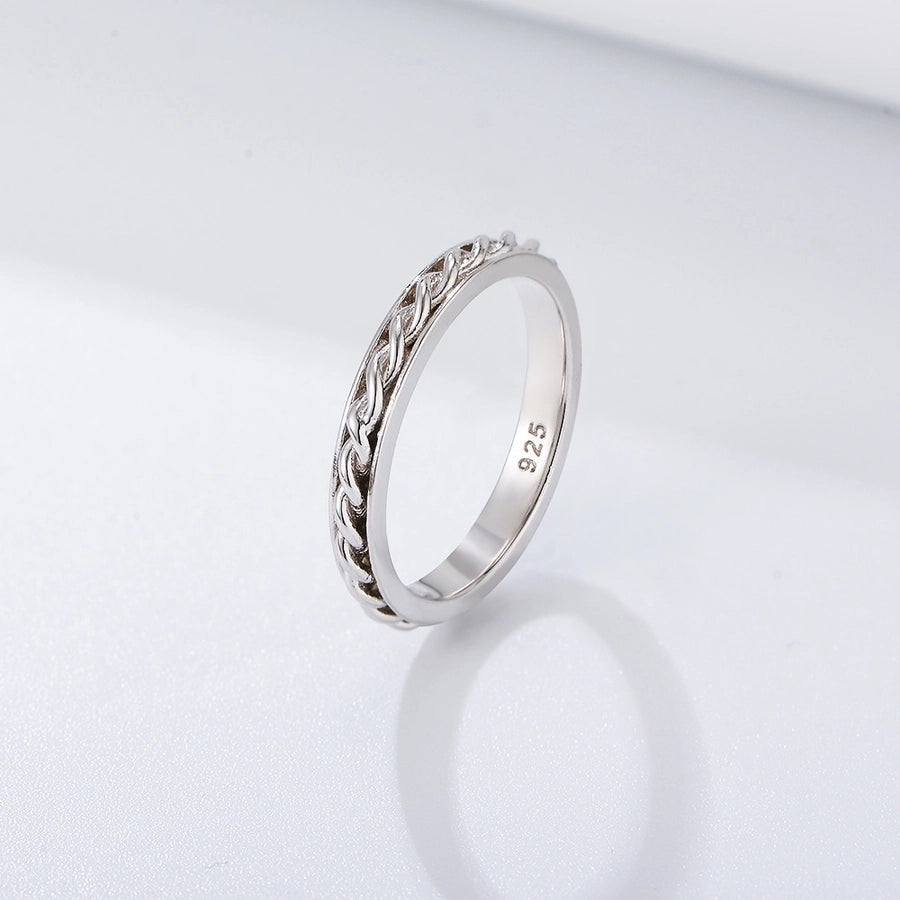 Hellenic Twist Band Ring