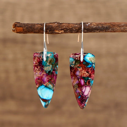 Lorena Dragon Stone Drop Earrings