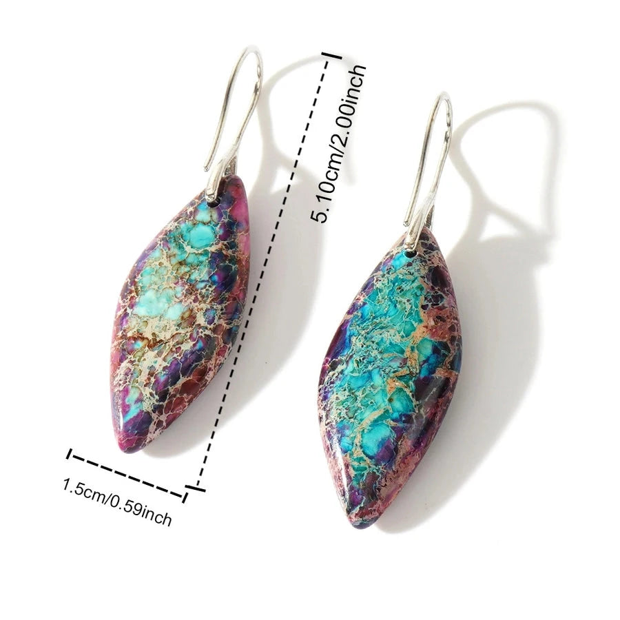 Nicolette Dragon Stone Drop Earrings