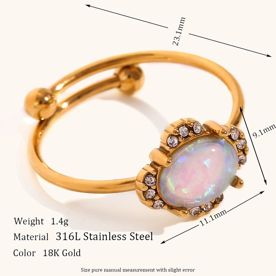 Opal Open Stackable Rings