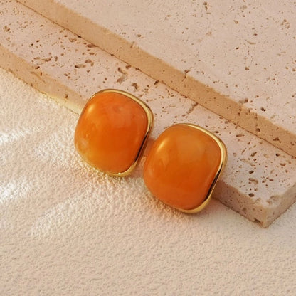 Vera Resin Stud Earrings