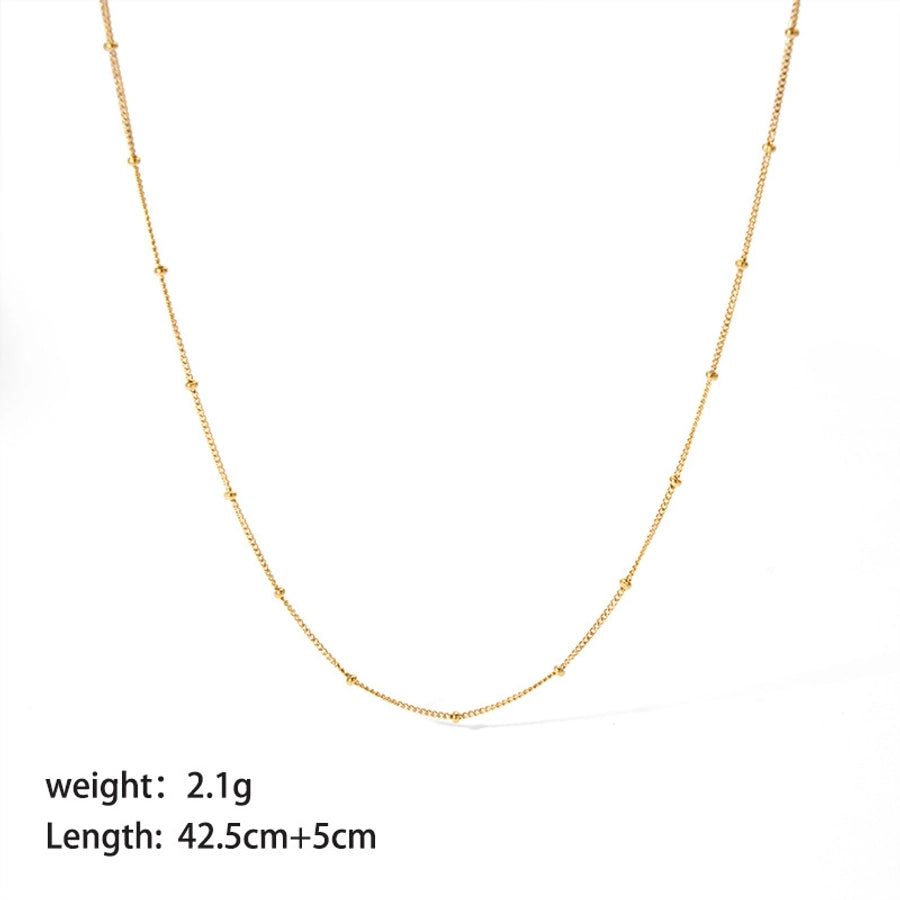 Dainty 18K Gold Necklace Chains