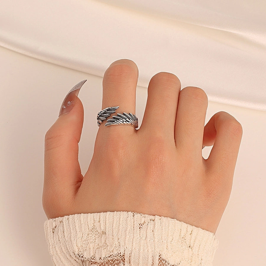 Angel Wing Hug Open Ring